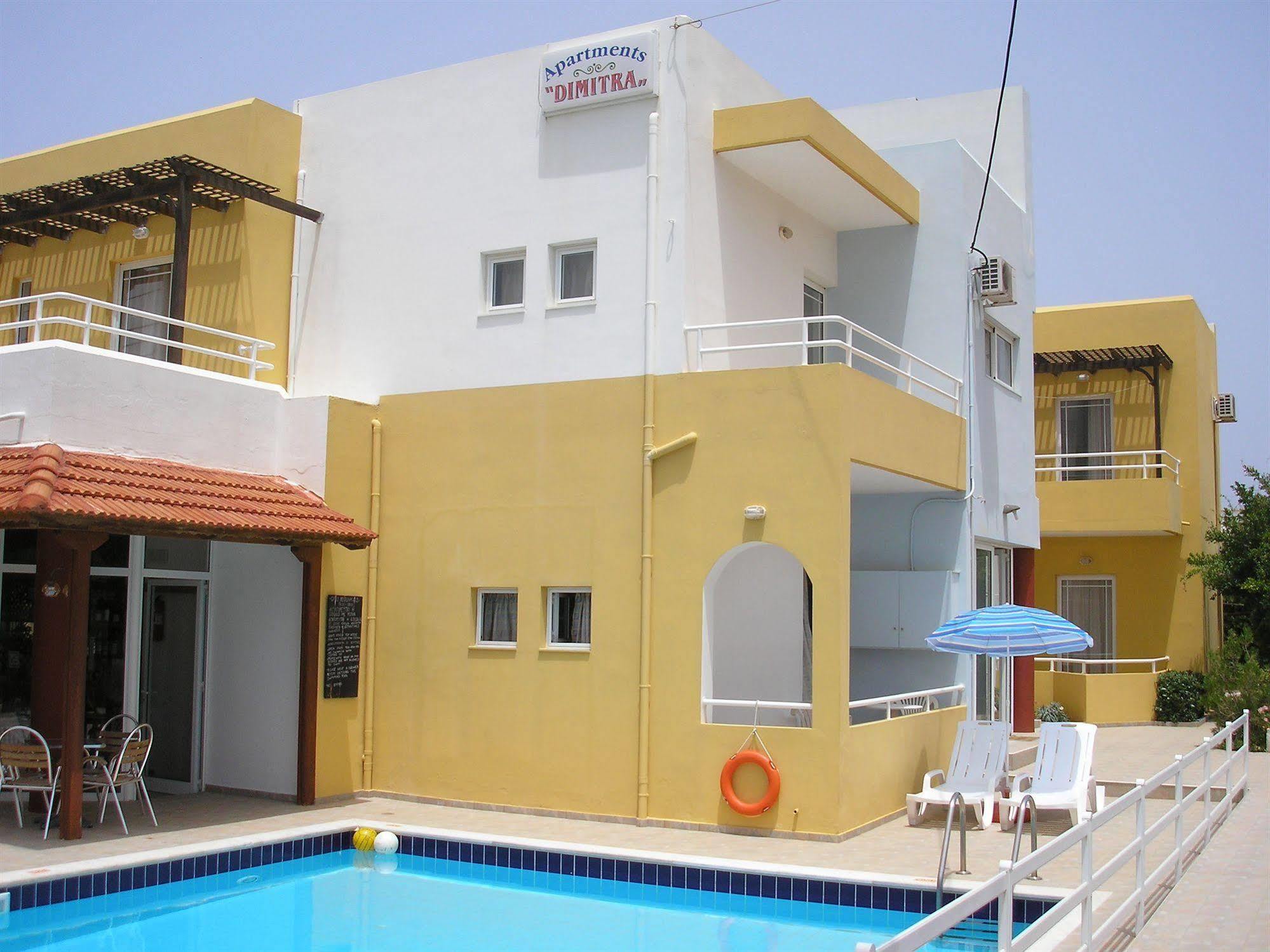 Dimitra Apartments Гуве Экстерьер фото