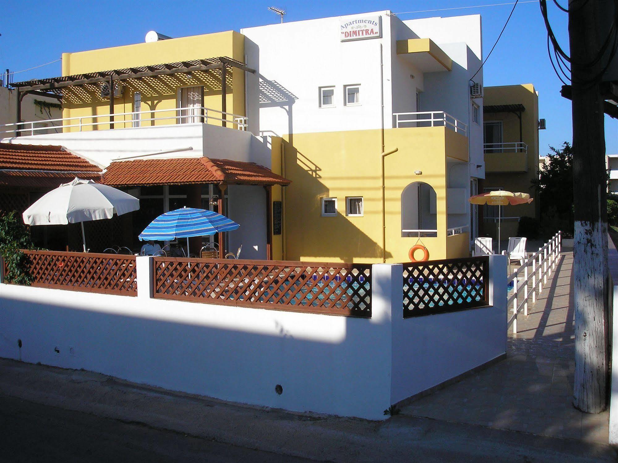 Dimitra Apartments Гуве Экстерьер фото